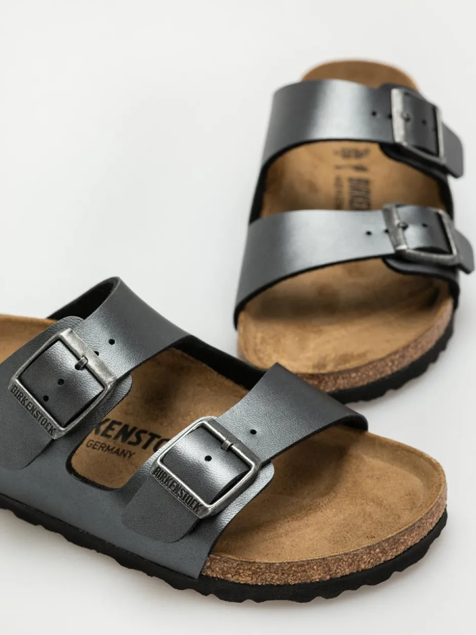 Birkenstock Arizona Birko Flor Metallic Narrow Wmn Flip Flops