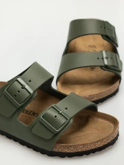 Birkenstock Arizona Natural Leather Regular Flip Flops