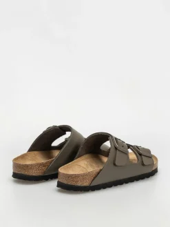 Birkenstock Arizona Natural Leather Narrow Wmn Flip Flops
