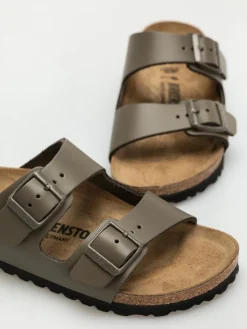 Birkenstock Arizona Natural Leather Narrow Wmn Flip Flops