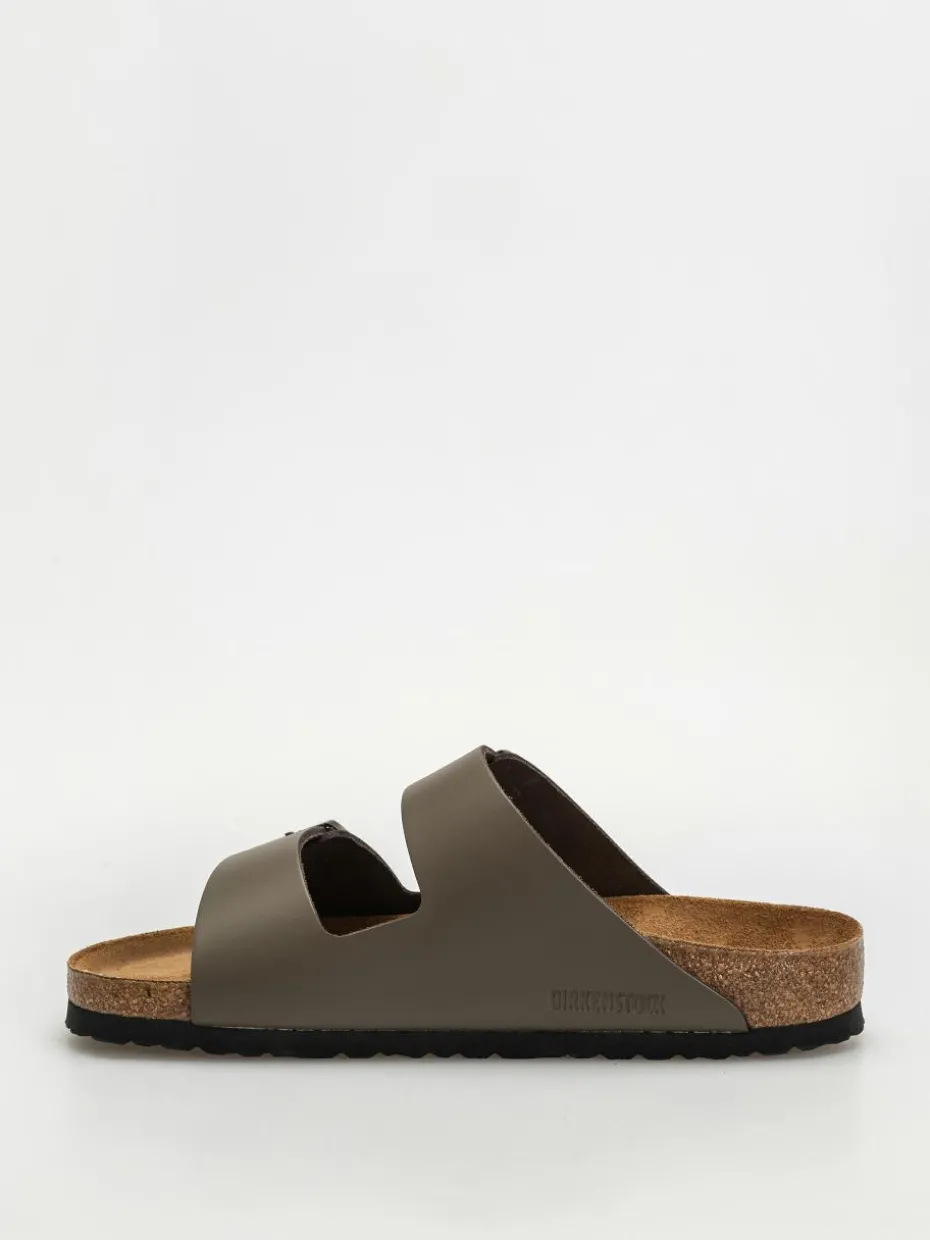 Birkenstock Arizona Natural Leather Regular Flip Flops