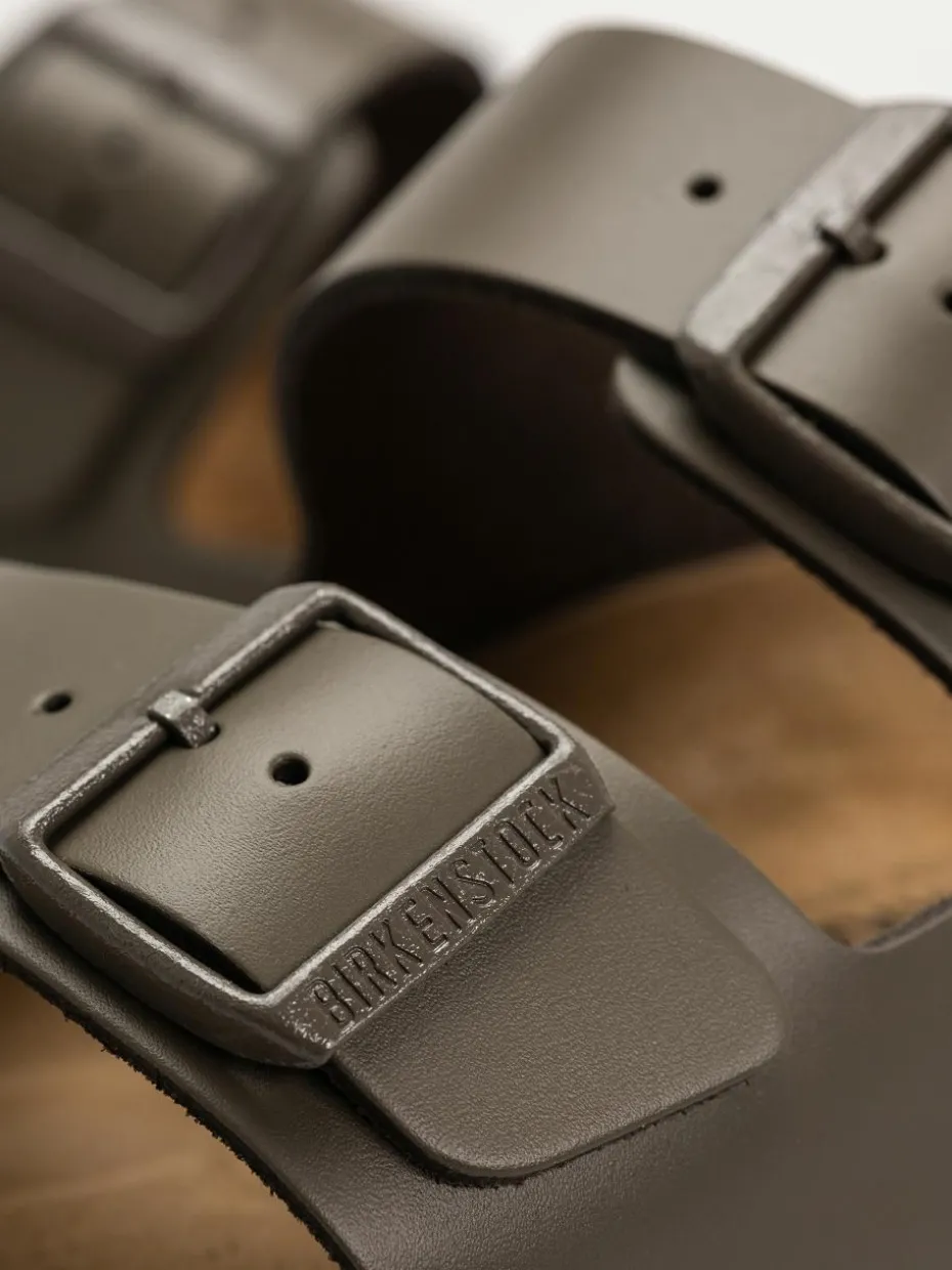 Birkenstock Arizona Natural Leather Regular Flip Flops