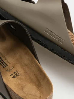 Birkenstock Arizona Natural Leather Regular Flip Flops