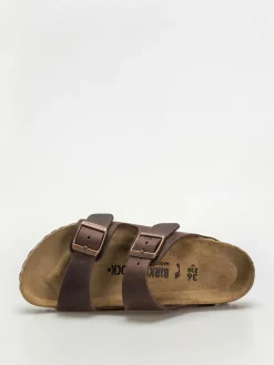 Birkenstock Arizona Oiled Leather Narrow Wmn Flip Flops