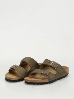 Birkenstock Arizona Oiled Leather Narrow Wmn Flip Flops