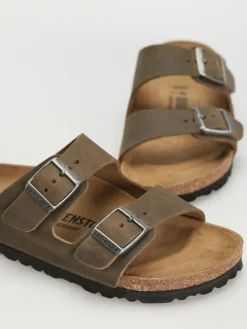 Birkenstock Arizona Oiled Leather Narrow Wmn Flip Flops