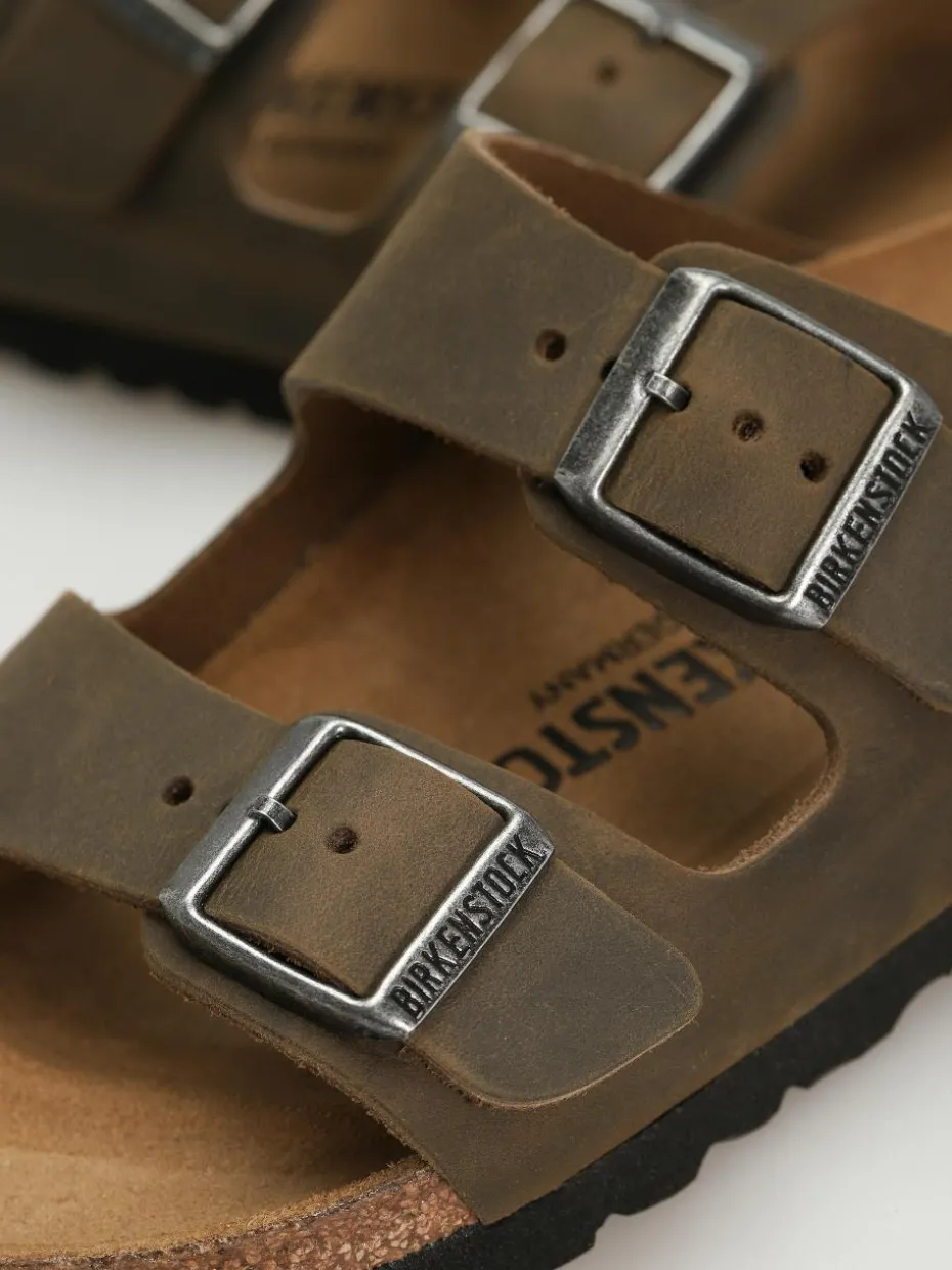 Birkenstock Arizona Oiled Leather Narrow Wmn Flip Flops