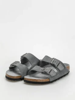 Birkenstock Arizona Suede Leather Narrow Wmn Flip Flops