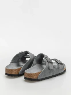 Birkenstock Arizona Suede Leather Narrow Wmn Flip Flops