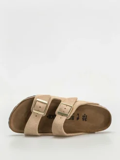 Birkenstock Arizona Suede Leather Narrow Wmn Flip Flops