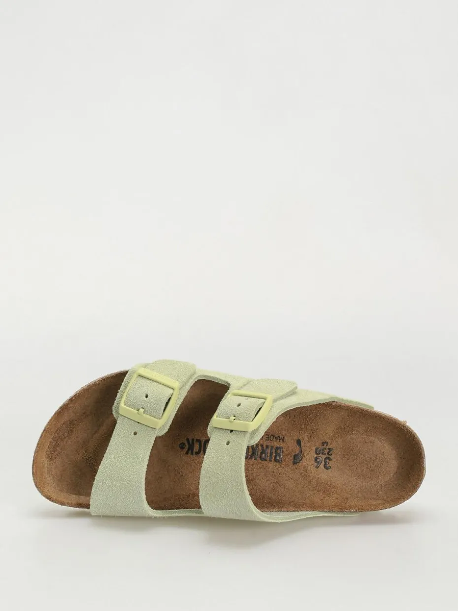 Birkenstock Arizona Suede Leather Narrow Wmn Flip Flops