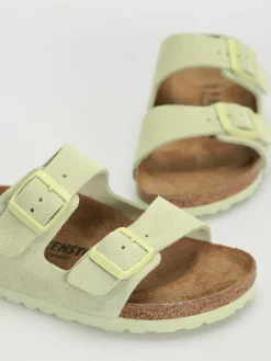 Birkenstock Arizona Suede Leather Narrow Wmn Flip Flops