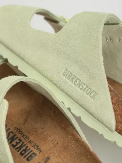 Birkenstock Arizona Suede Leather Narrow Wmn Flip Flops