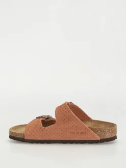 Birkenstock Arizona Suede Embossed Narrow Wmn Flip Flops