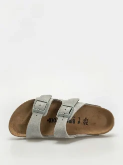 Birkenstock Arizona Suede Leather Narrow Wmn Flip Flops