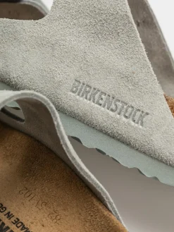 Birkenstock Arizona Suede Leather Narrow Wmn Flip Flops