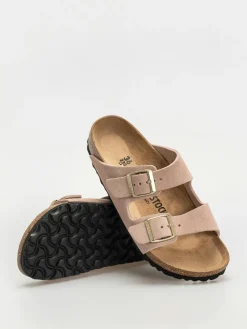 Birkenstock Arizona Suede Leather Narrow Wmn Flip Flops