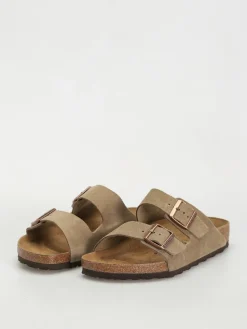 Birkenstock Arizona Suede Leather Regular Flip Flops