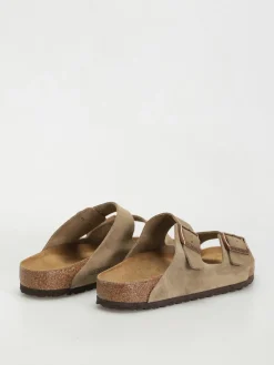 Birkenstock Arizona Suede Leather Regular Flip Flops