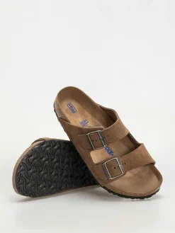 Birkenstock Arizona Suede Leather Regular Flip Flops