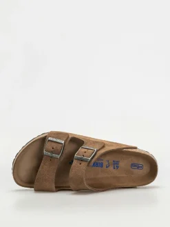 Birkenstock Arizona Suede Leather Regular Flip Flops