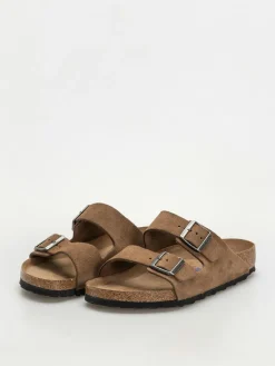 Birkenstock Arizona Suede Leather Regular Flip Flops