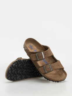 Birkenstock Arizona Suede Leather Narrow Wmn Flip Flops