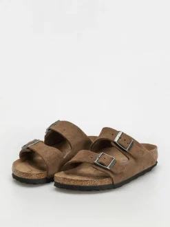 Birkenstock Arizona Suede Leather Narrow Wmn Flip Flops