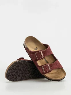 Birkenstock Arizona Suede Leather Narrow Wmn Flip Flops