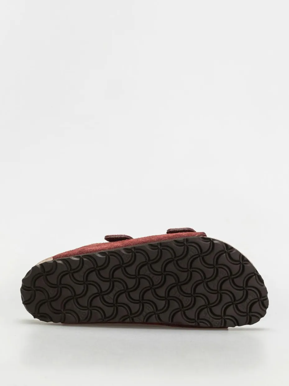 Birkenstock Arizona Suede Leather Narrow Wmn Flip Flops