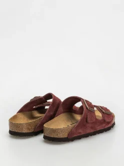 Birkenstock Arizona Suede Leather Narrow Wmn Flip Flops