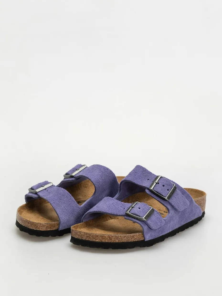 Birkenstock Arizona Suede Leather Narrow Wmn Flip Flops