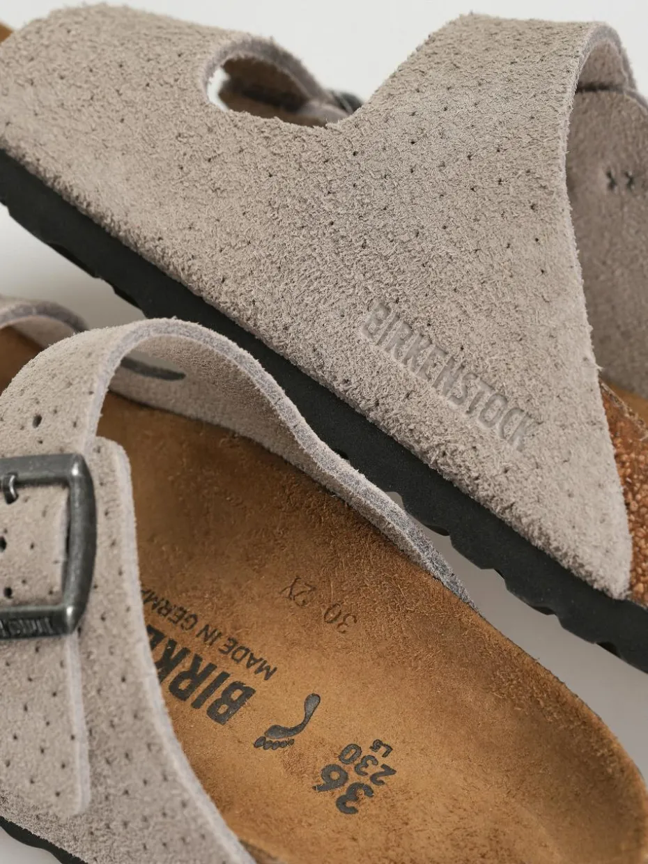 Birkenstock Arizona Suede Embossed Narrow Wmn Flip Flops