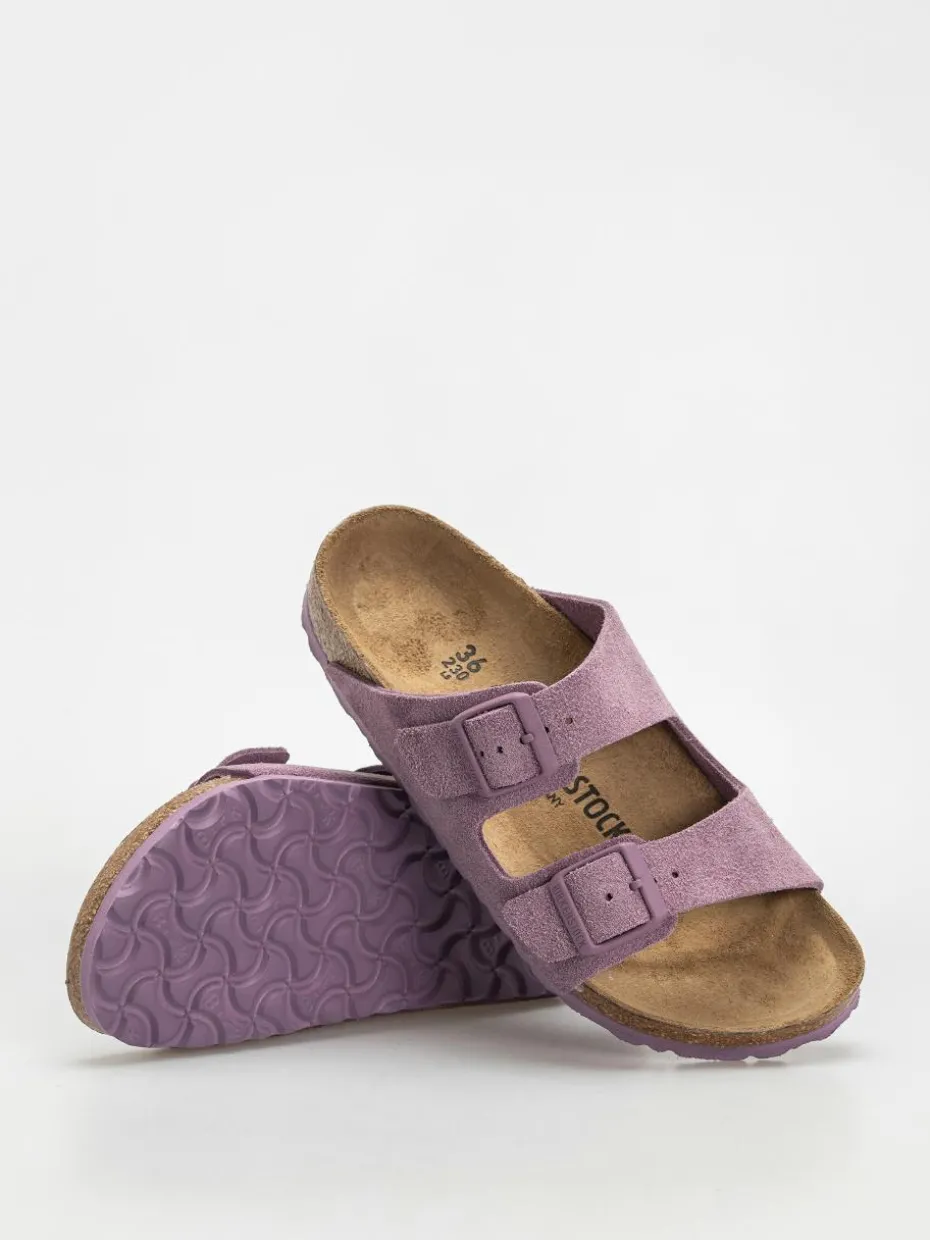 Birkenstock Arizona Suede Leather Narrow Wmn Flip Flops