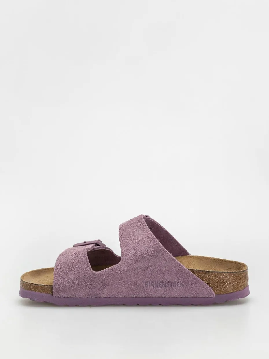 Birkenstock Arizona Suede Leather Narrow Wmn Flip Flops