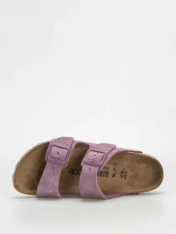 Birkenstock Arizona Suede Leather Narrow Wmn Flip Flops