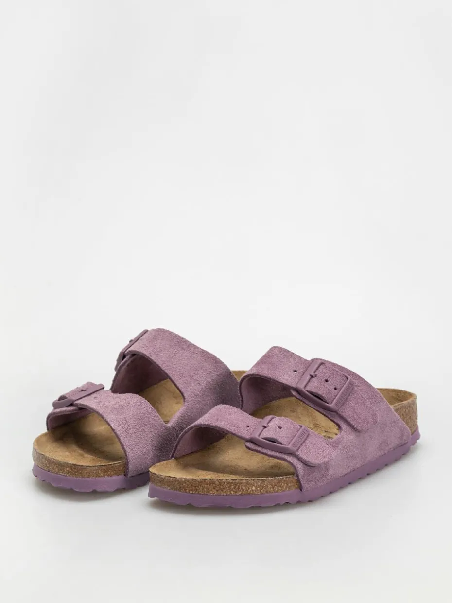 Birkenstock Arizona Suede Leather Narrow Wmn Flip Flops