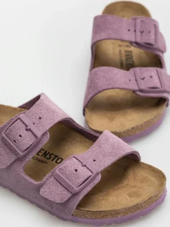 Birkenstock Arizona Suede Leather Narrow Wmn Flip Flops