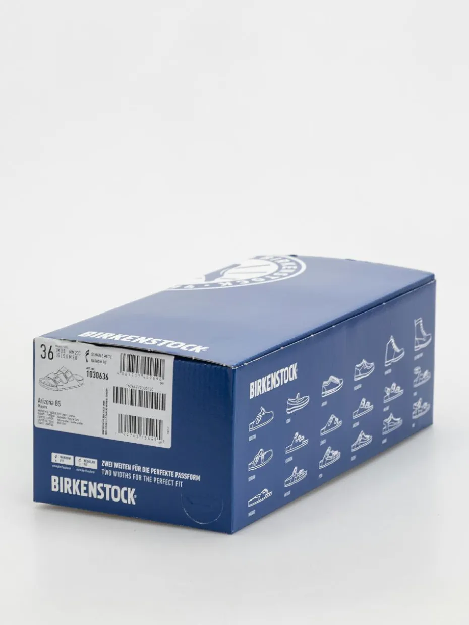 Birkenstock Arizona Suede Leather Narrow Wmn Flip Flops