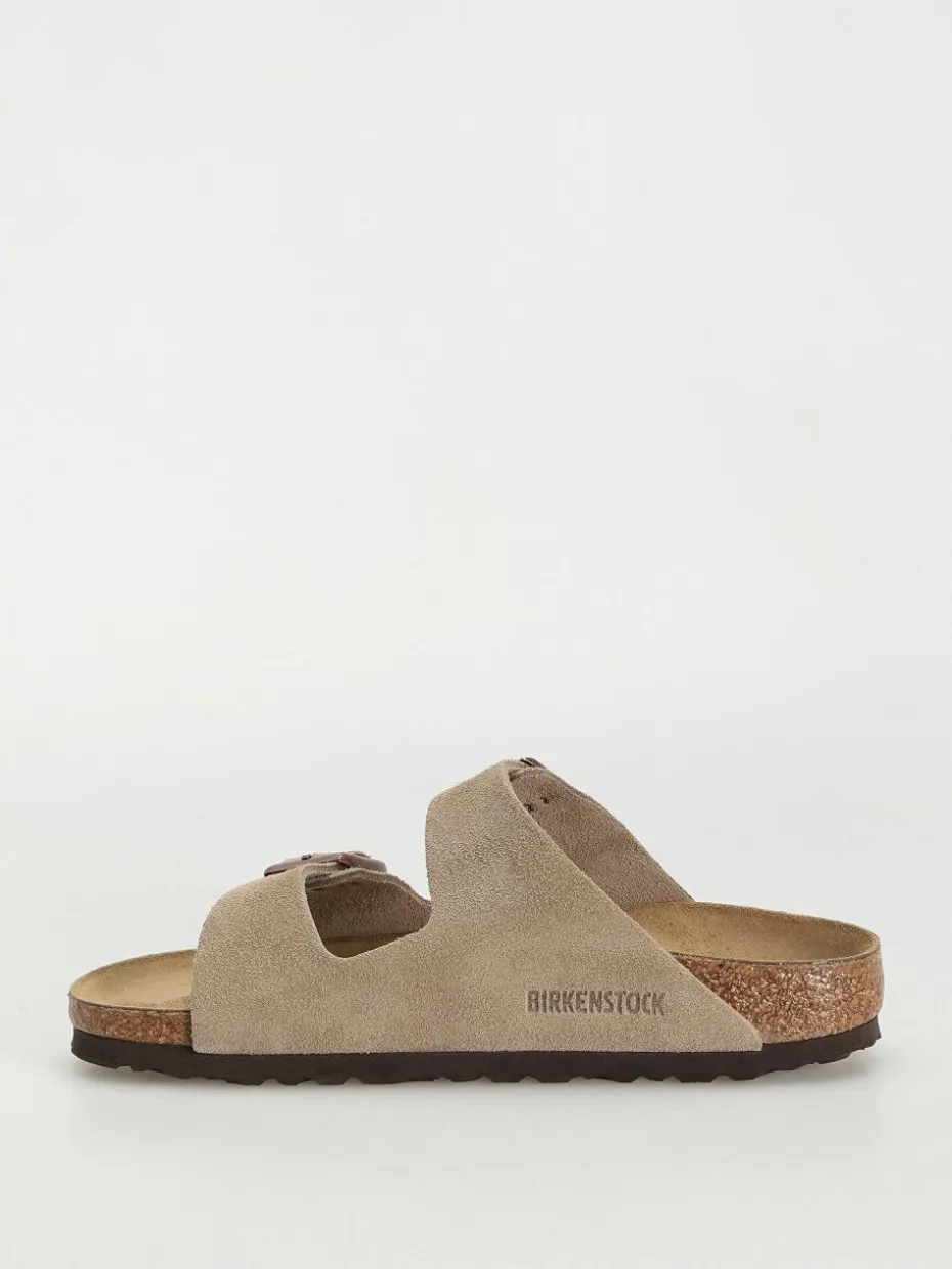 Birkenstock Arizona Suede Leather Narrow Wmn Flip Flops