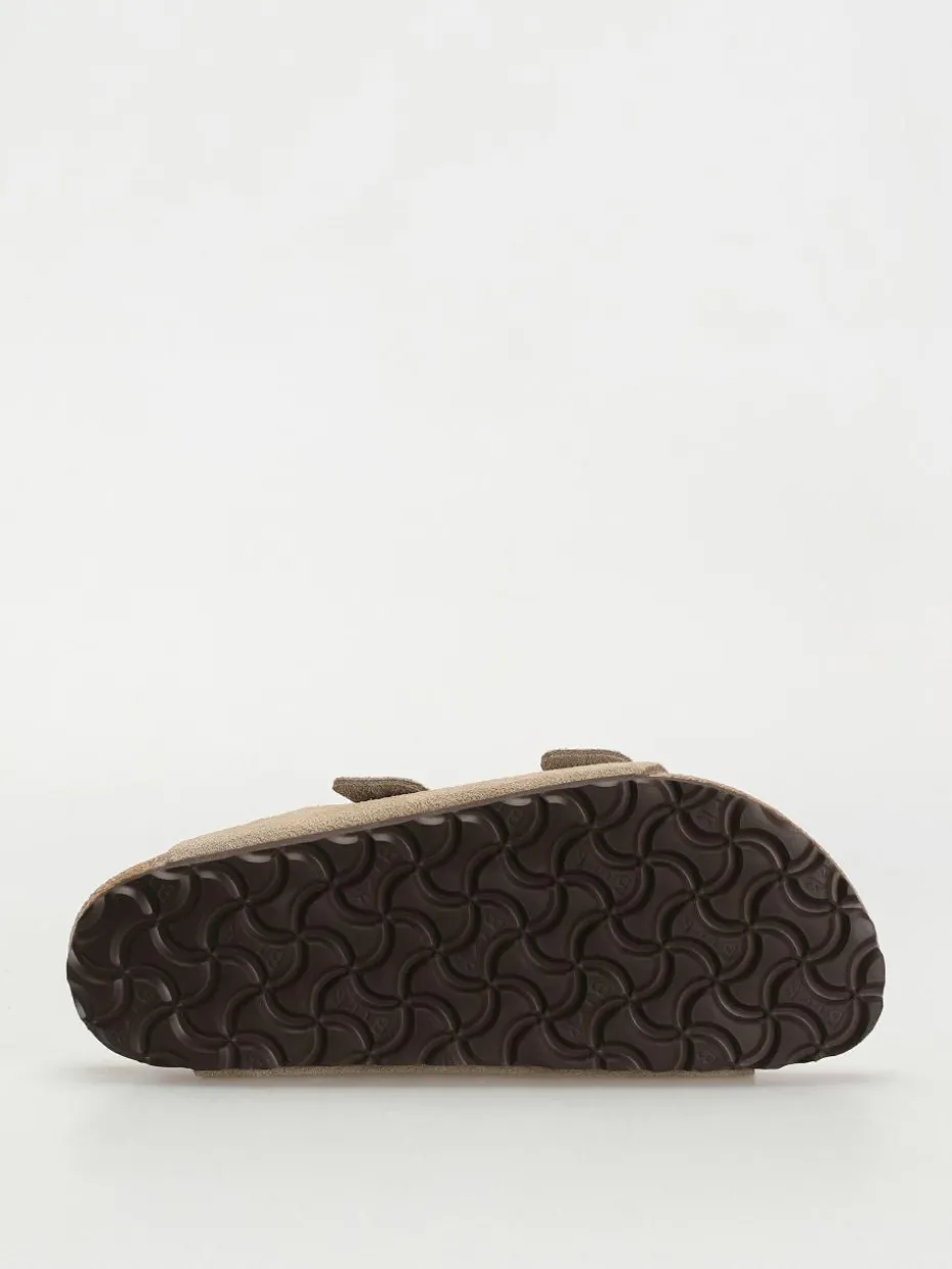 Birkenstock Arizona Suede Leather Narrow Wmn Flip Flops