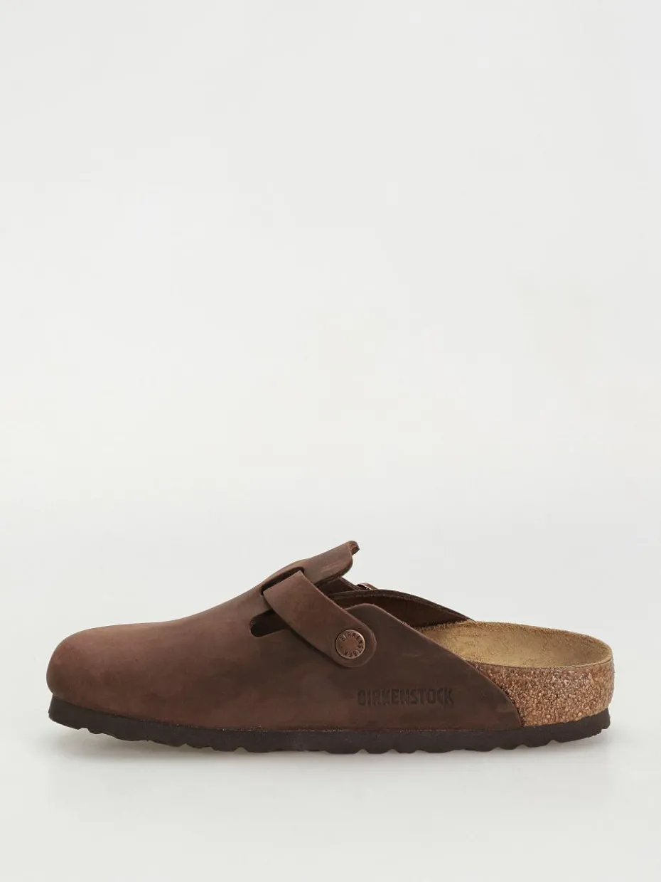 Birkenstock Boston Oiled Leather Narrow Wmn Flip Flops