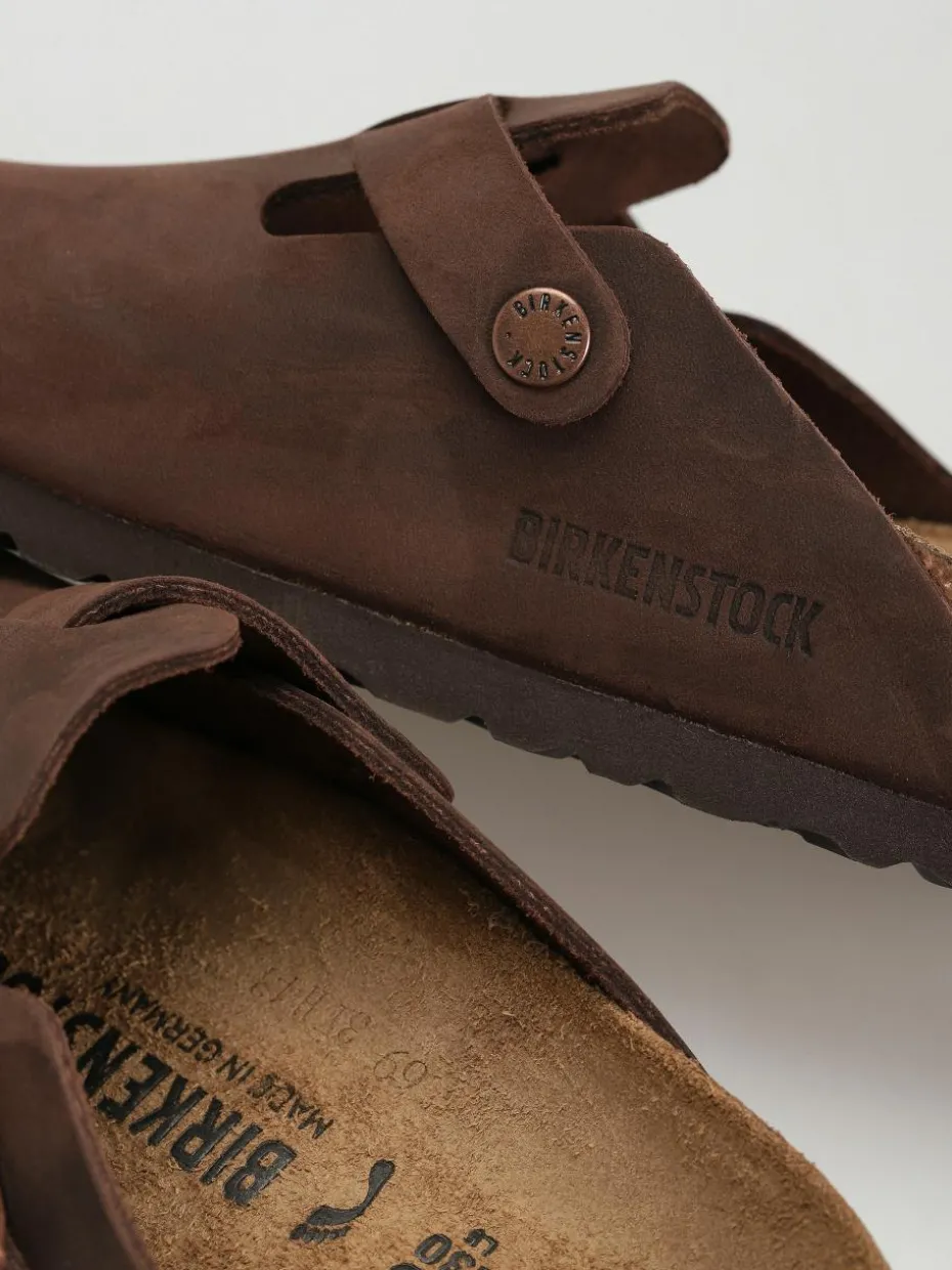 Birkenstock Boston Oiled Leather Narrow Wmn Flip Flops