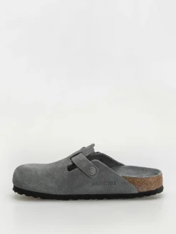 Birkenstock Boston SFB Suede Leather Narrow Wmn Flip Flops