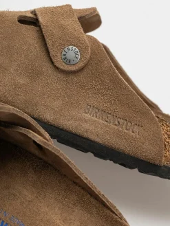 Birkenstock Boston SFB Suede Leather Regular Flip Flops