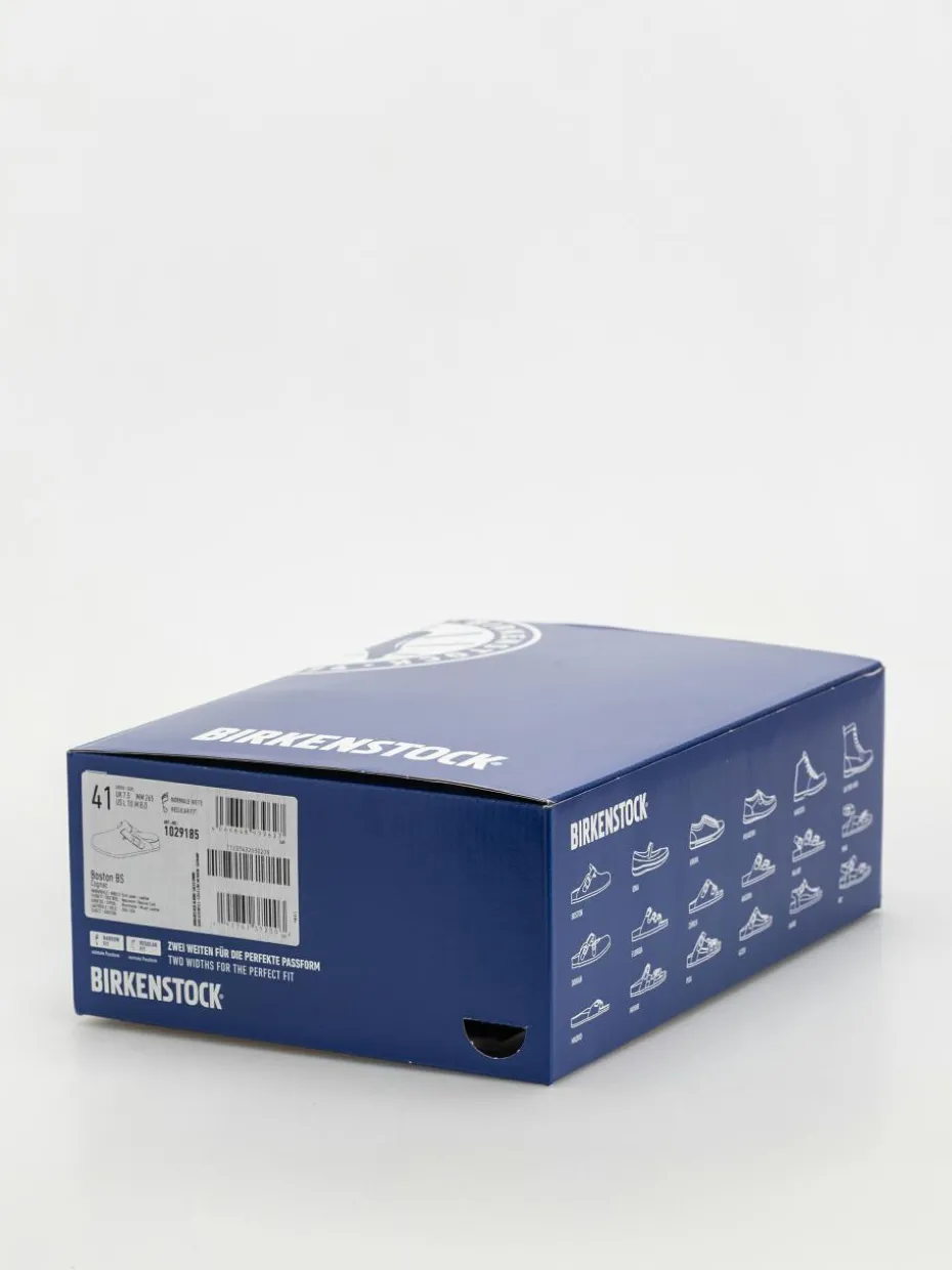 Birkenstock Boston Suede Oiled Leather Regular Flip Flops