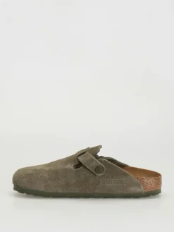 Birkenstock Boston Suede Narrow Pantoletten Wmn