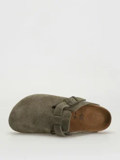Birkenstock Boston Suede Narrow Pantoletten Wmn