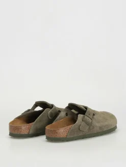 Birkenstock Boston Suede Narrow Pantoletten Wmn