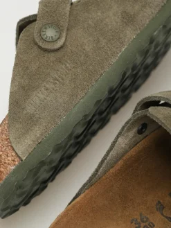 Birkenstock Boston Suede Narrow Pantoletten Wmn